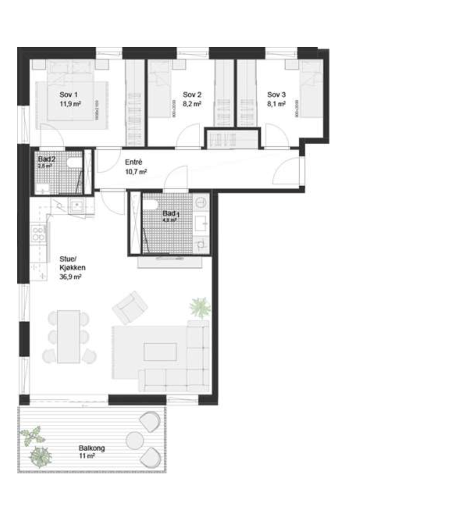 Planløsning Galleribilde