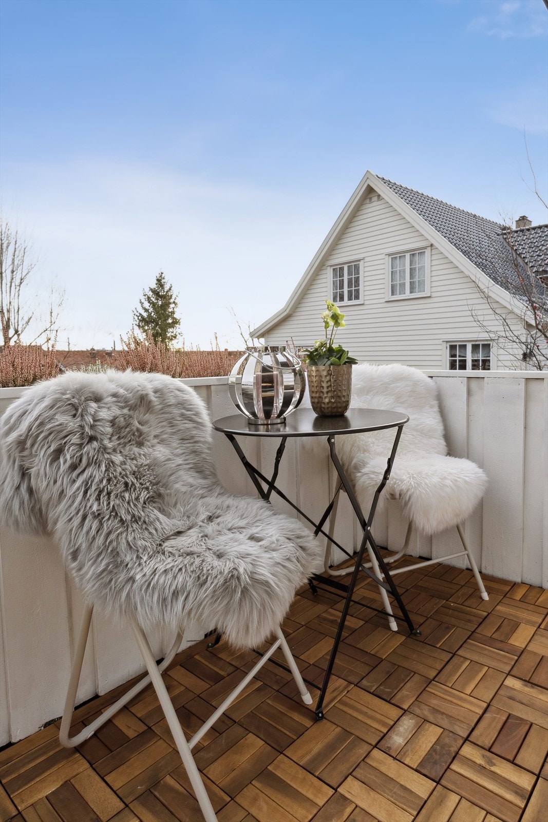 Her kan man nyte morgenkaffen på sommerhalvåret Galleribilde