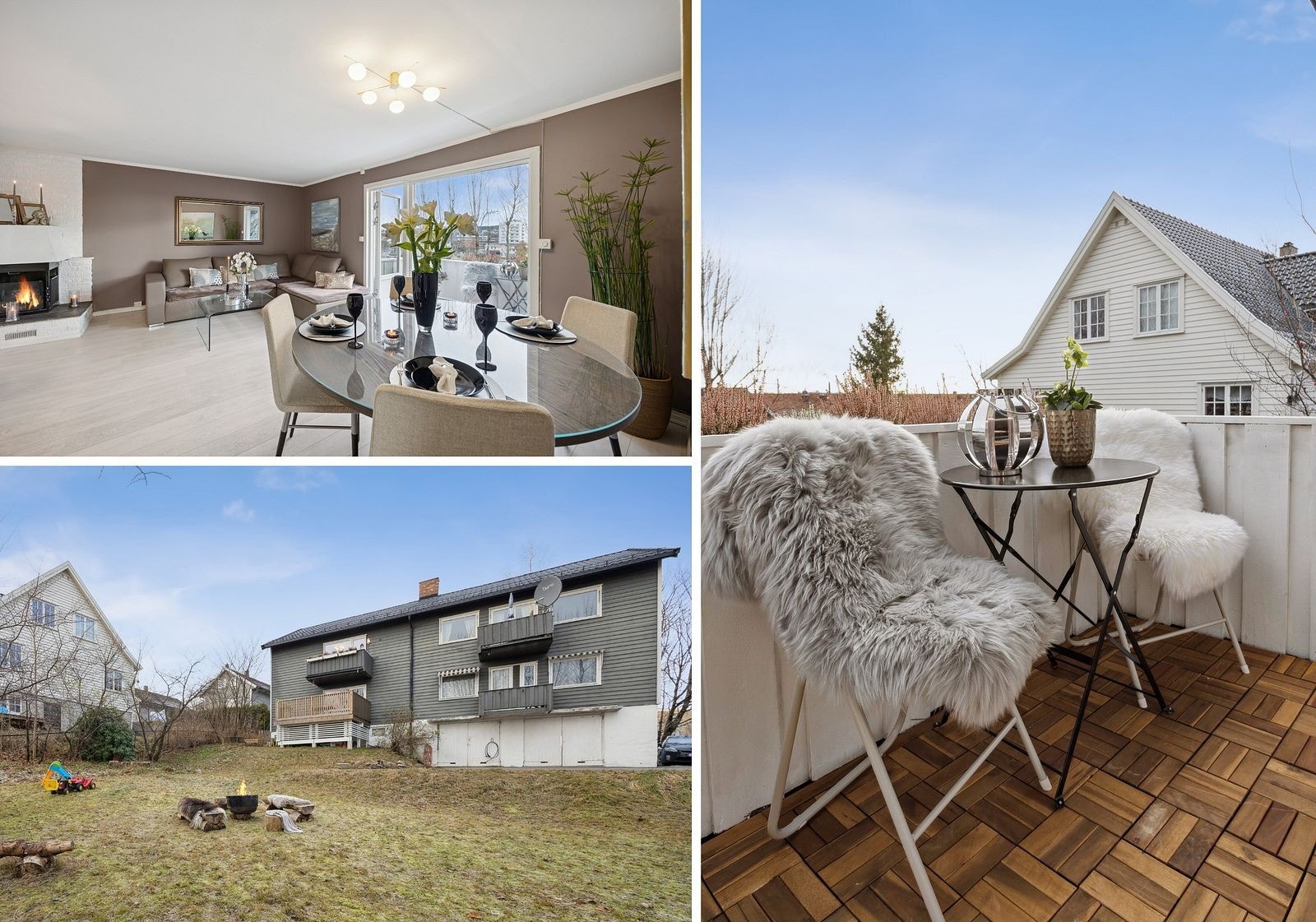 Velkommen til denne innholdsrike og lyse leiligheten i en 4-mannsbolig. Boligen ligger i 2. etasje med balkong og tilgang til loftsetasje via felles trapp. Felles solrik hage med plen og bålpanne. Parkeringsplass fremfor boligen. Galleribilde