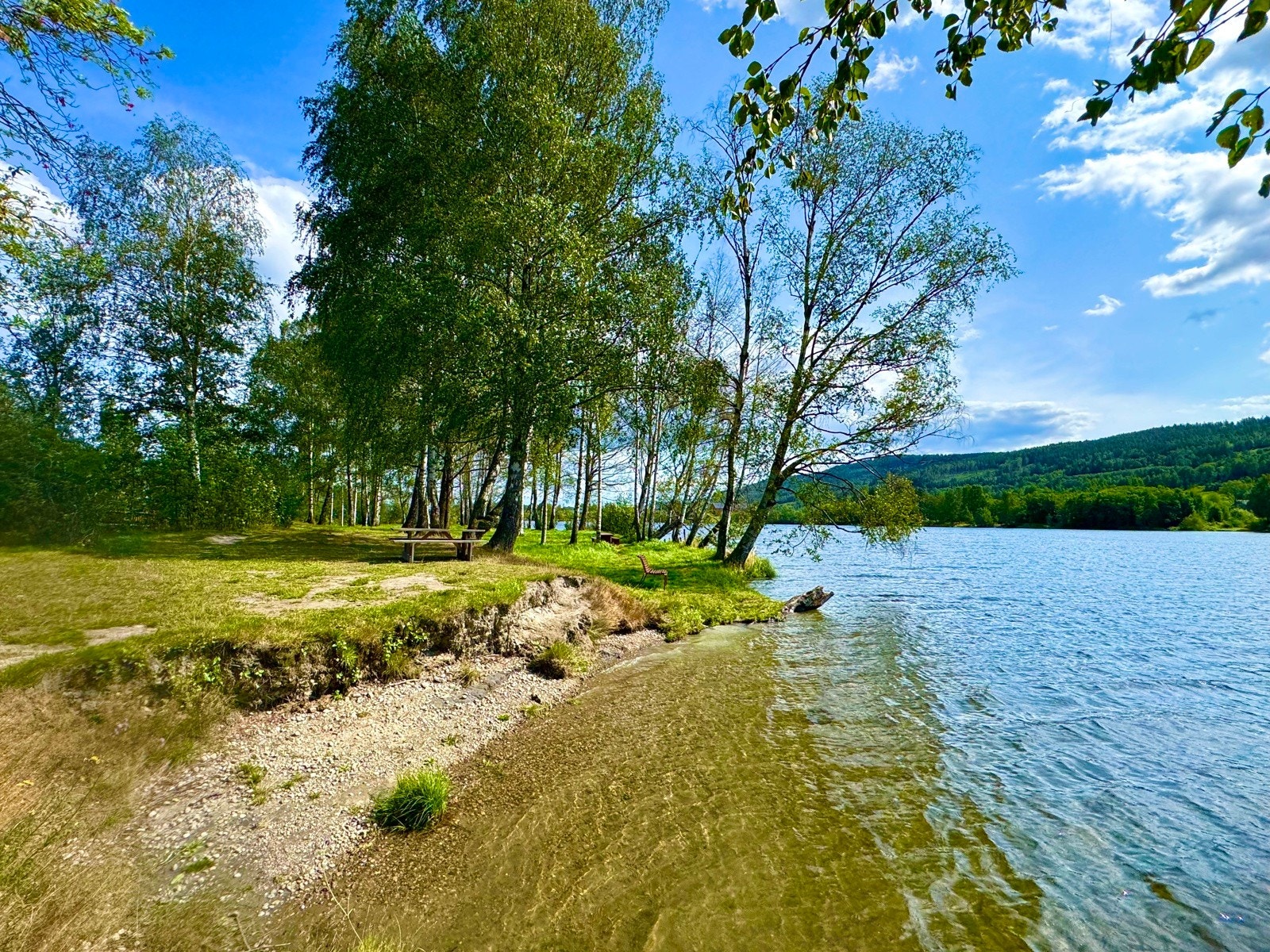 På selve Pålsøya er det bademuligheter Galleribilde