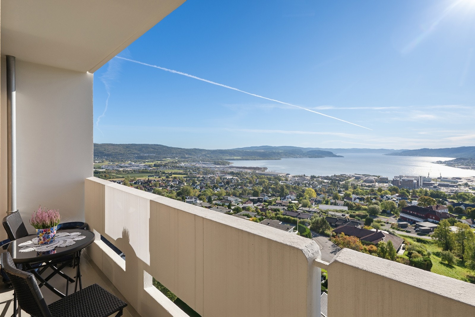 Gode solforhold på balkongen. Galleribilde