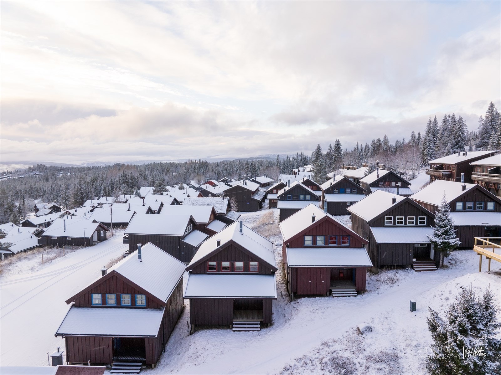Dronebilde. Galleribilde