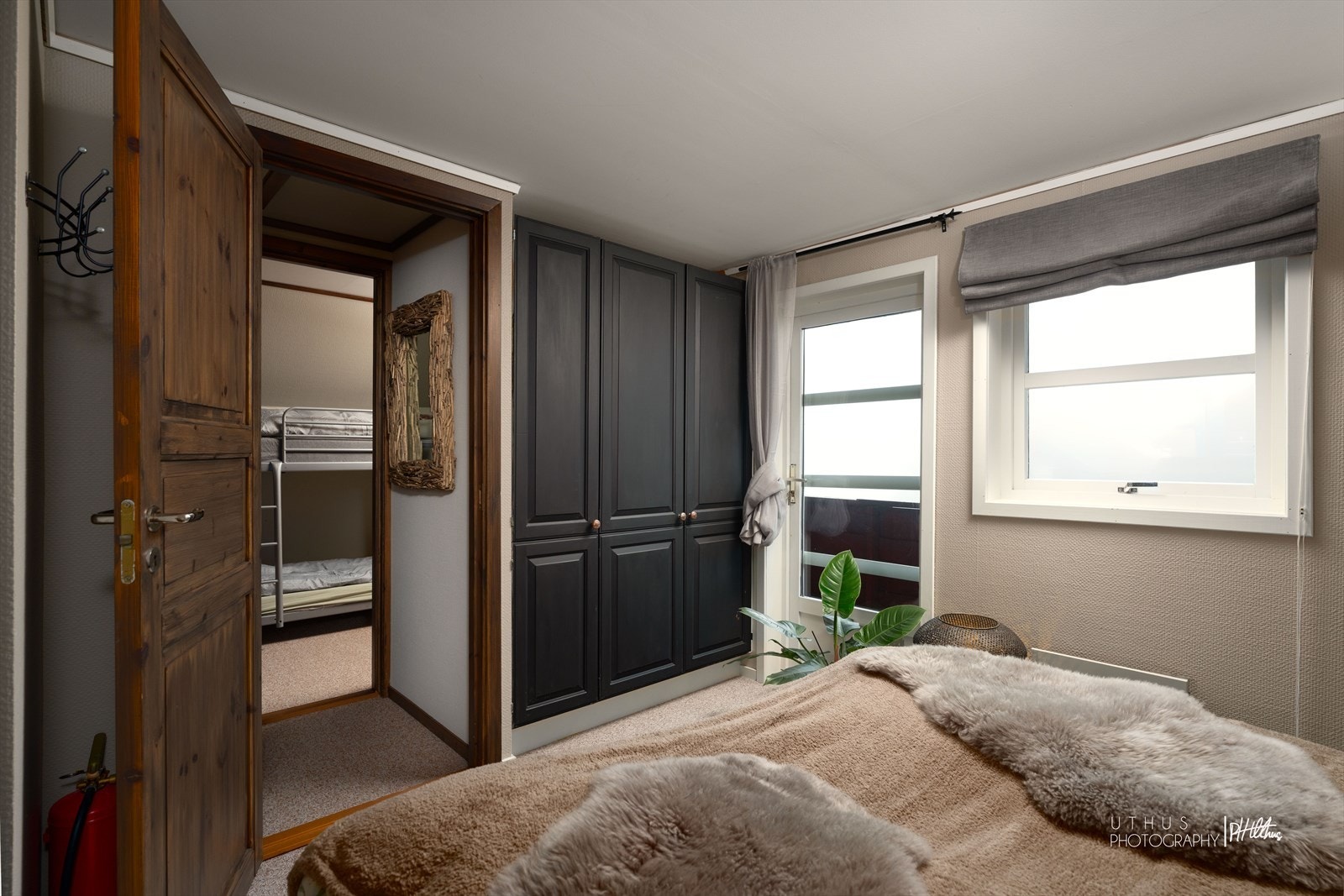 Utgang til balkong fra hovedsoverommet. Galleribilde