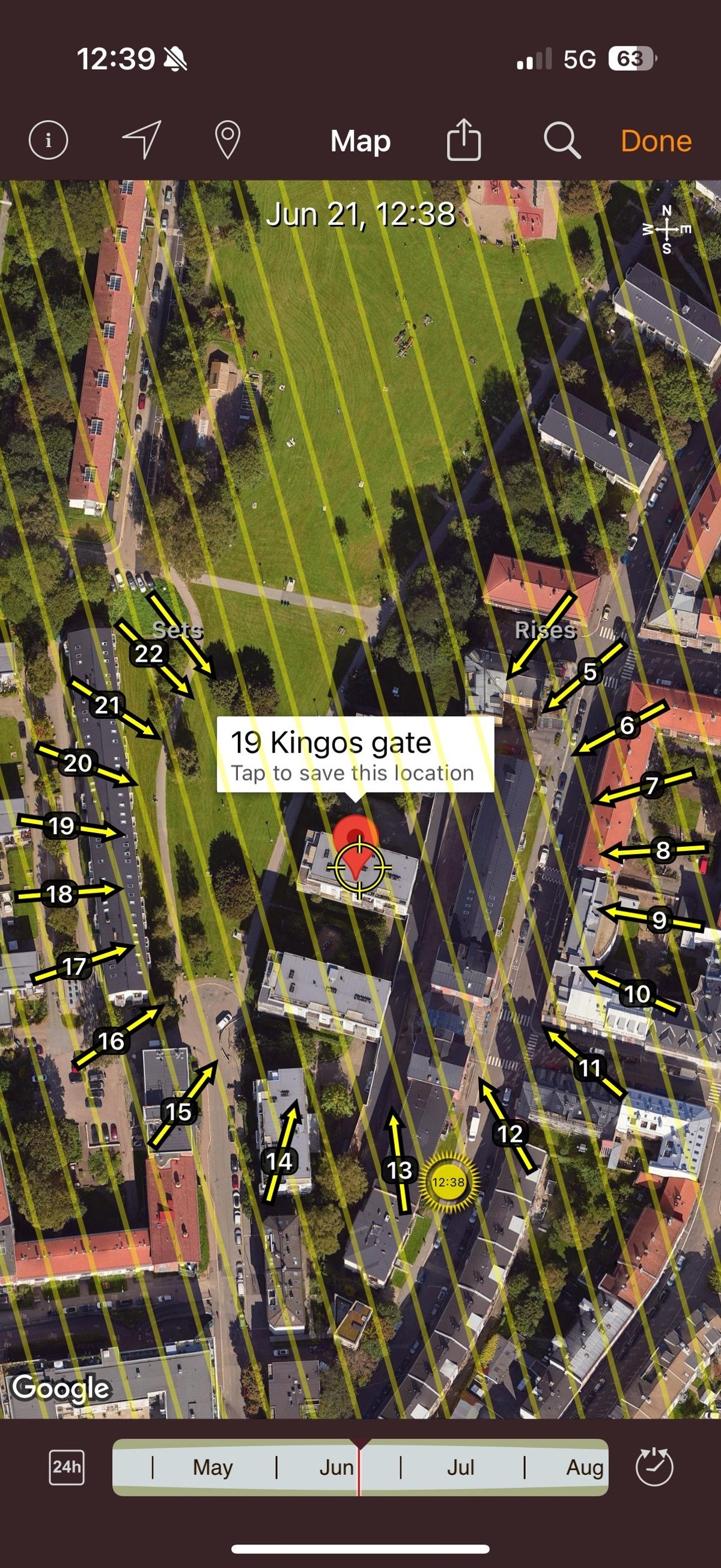 Soldiagram kingos gate 19 Galleribilde