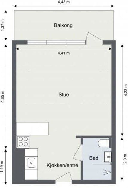 Plantegning. Galleribilde