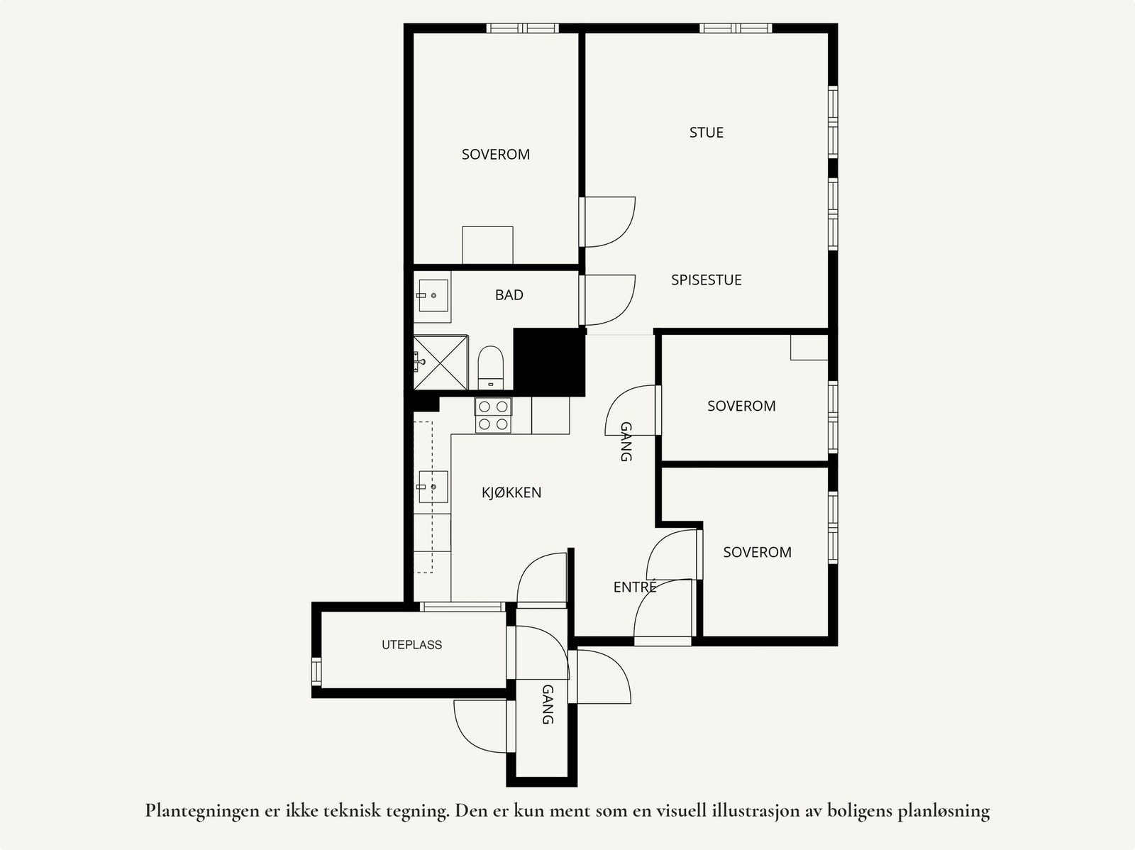 Plantegning. Galleribilde