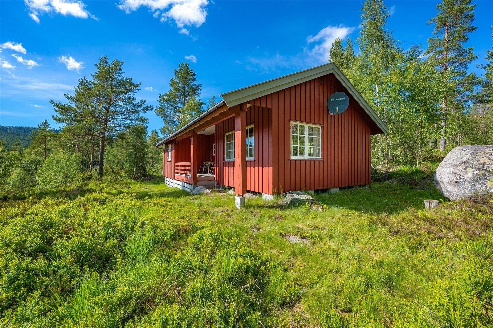 Original 70-talls hytte beliggende ca 600 moh Galleribilde