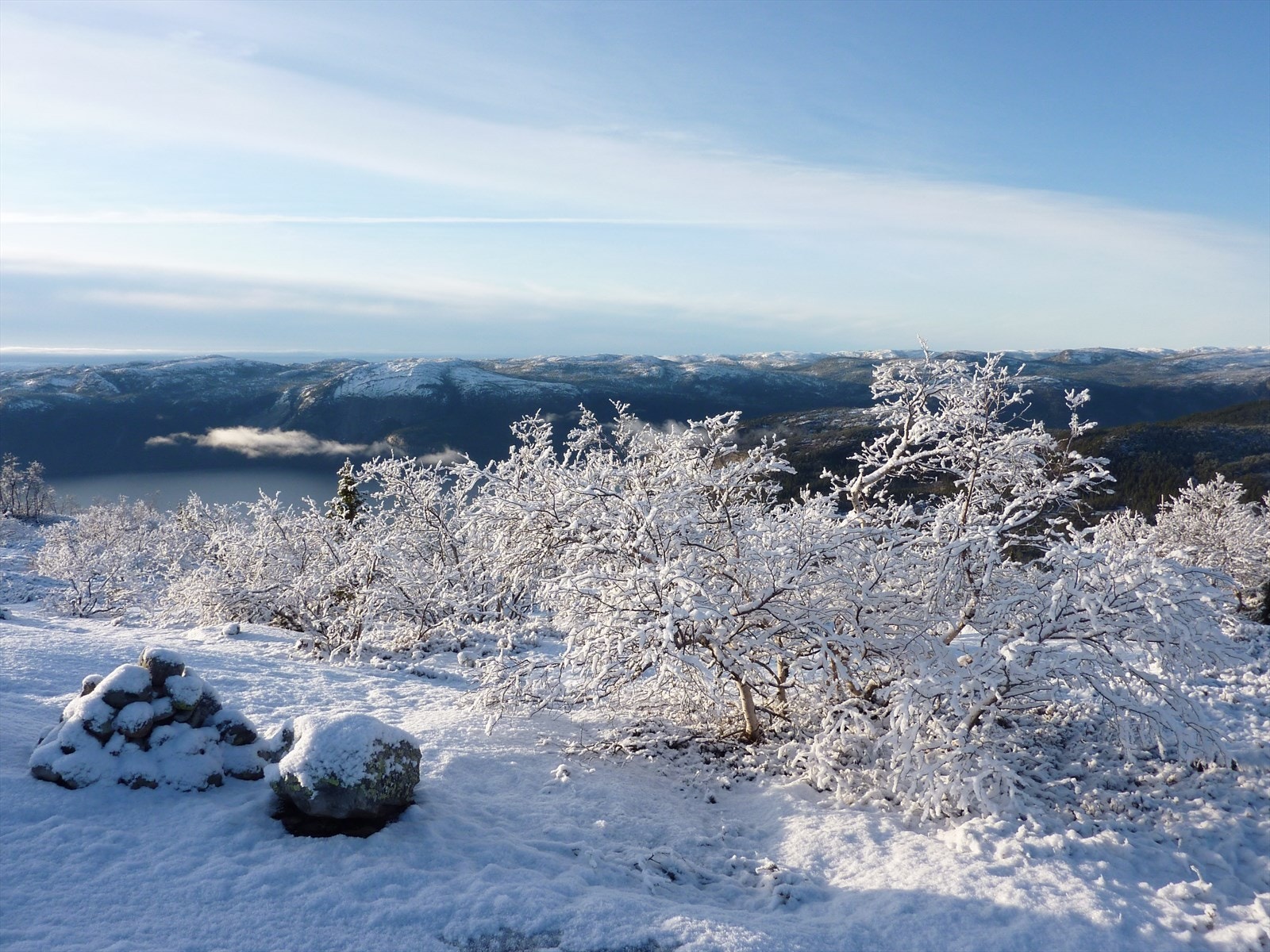 Bilde fra nærområdet - ca. 1/2 times gangavstand fra hytta Galleribilde