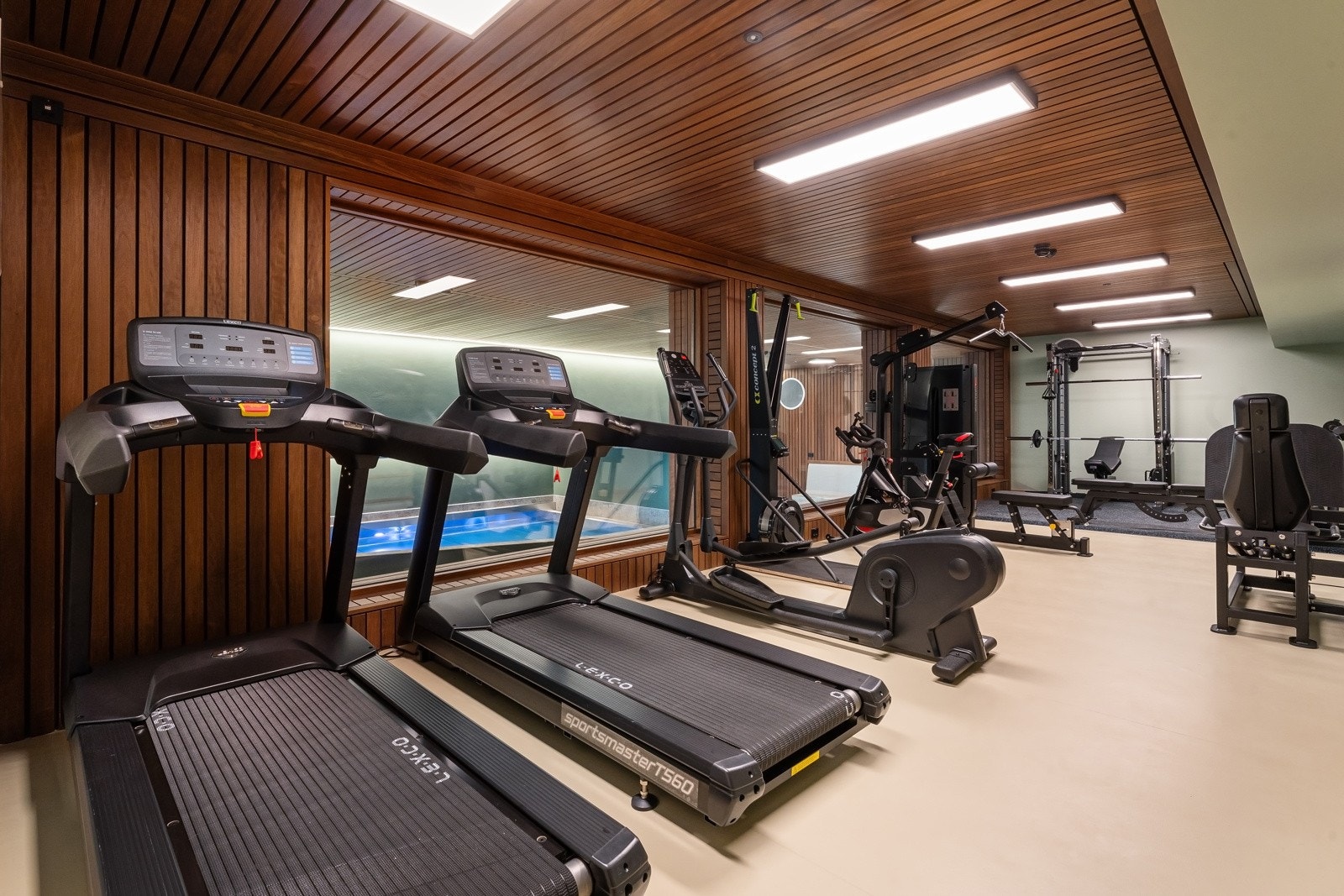 Felles trimrom. Galleribilde