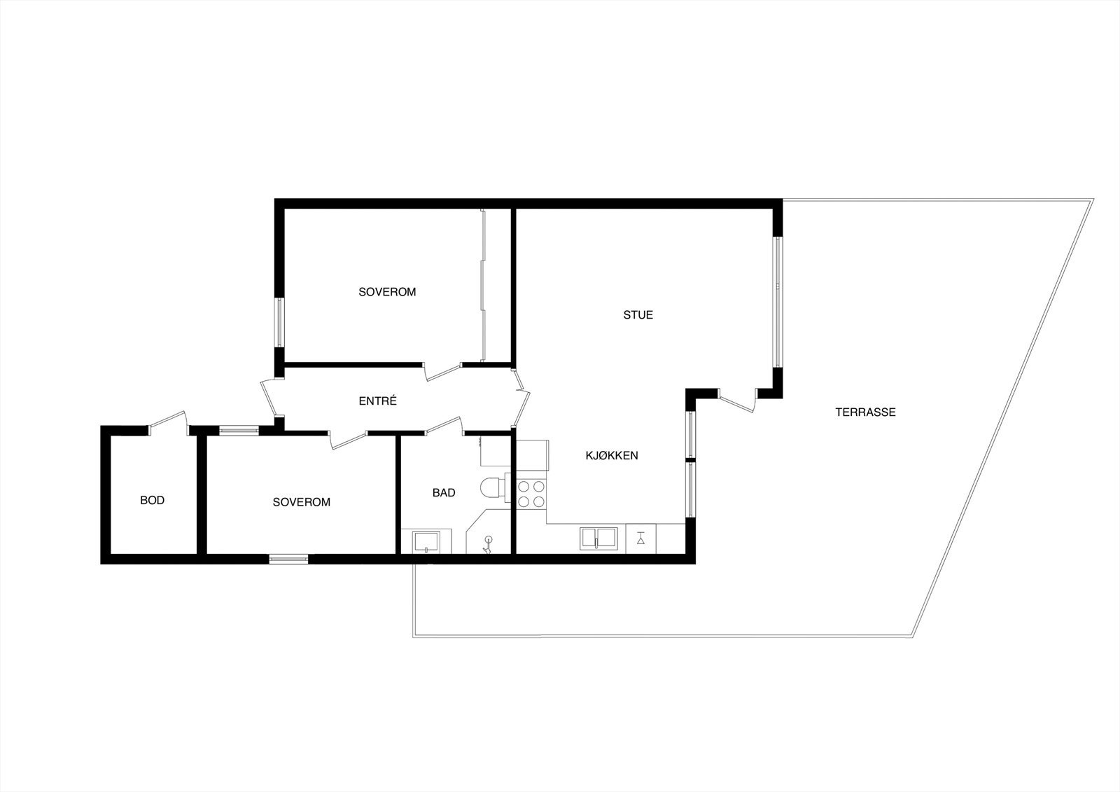 Plantegning Galleribilde