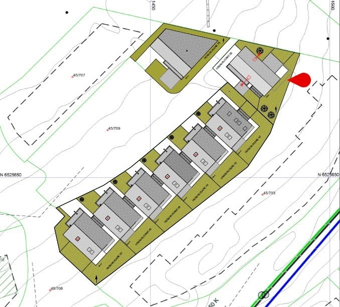 Eneboligen har en flott beliggenhet med luftig tomt (illustrasjon). Galleribilde