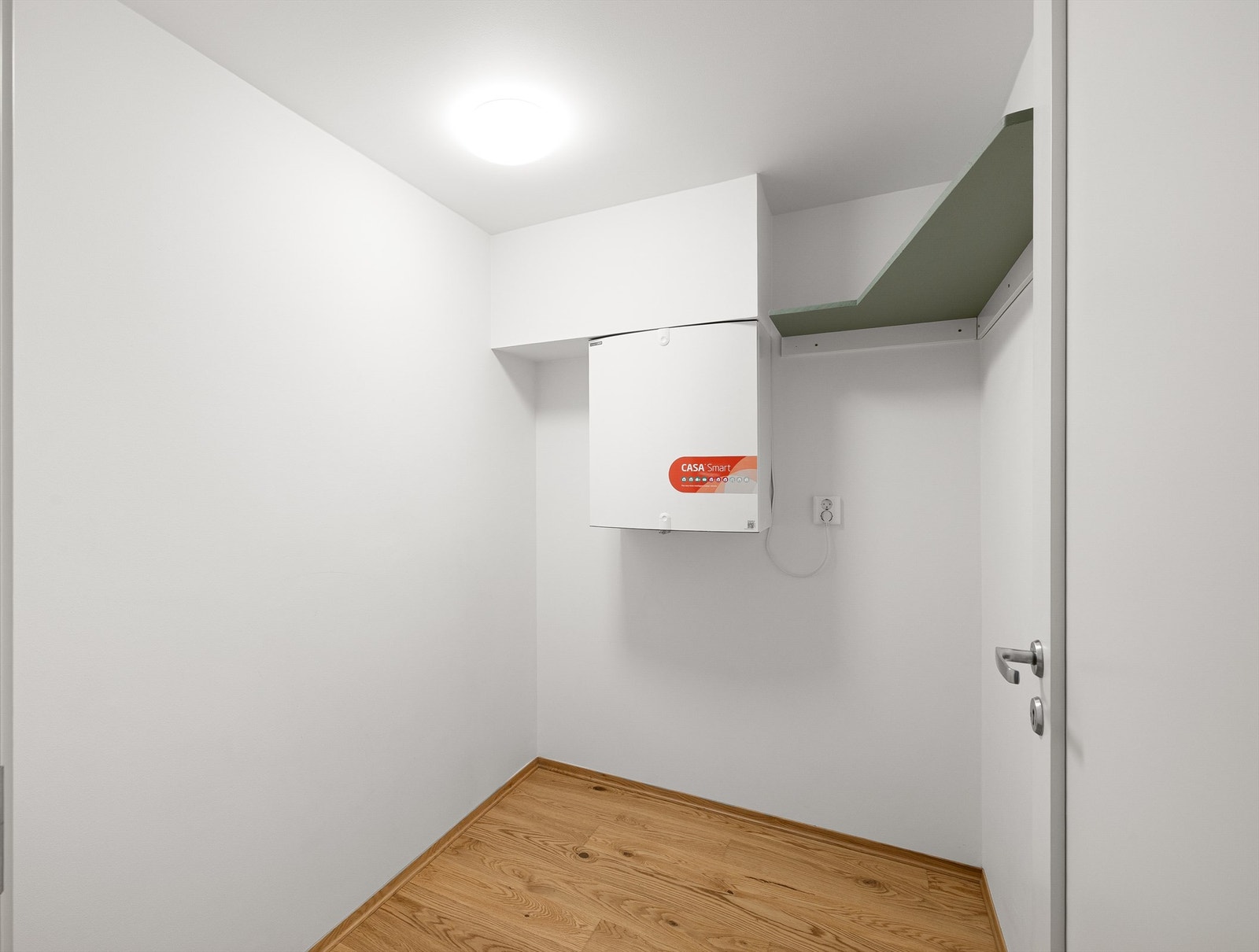 Leiligheten har en praktisk innvendig bod for ekstra lagringsplass. Galleribilde