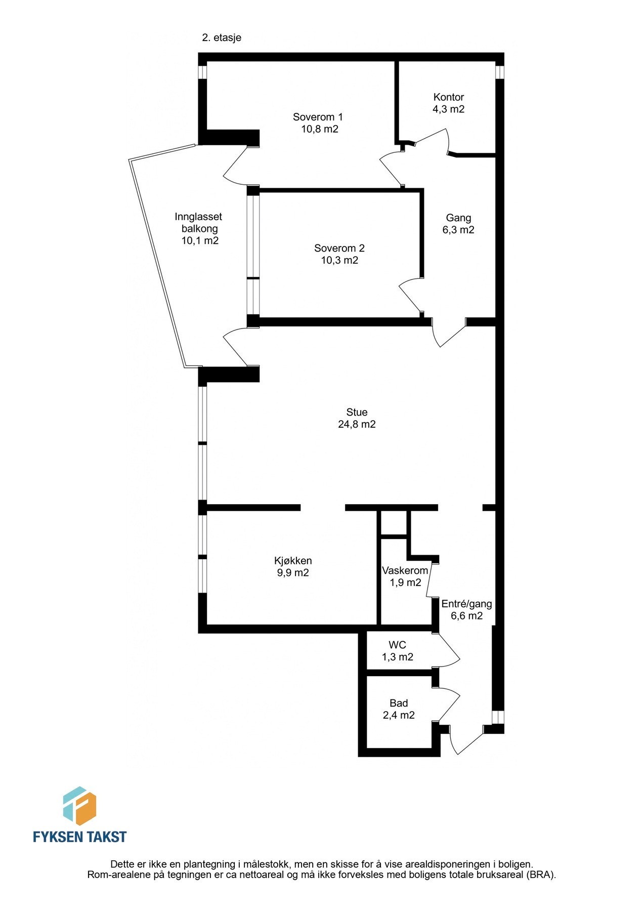 Ta en titt på planskissen og gjør deg kjent med romfordelingen! Skulle ikke oppsatt visningstidspunkt passe? Ta kontakt på 941 60 434, så finner vi en løsning. Galleribilde