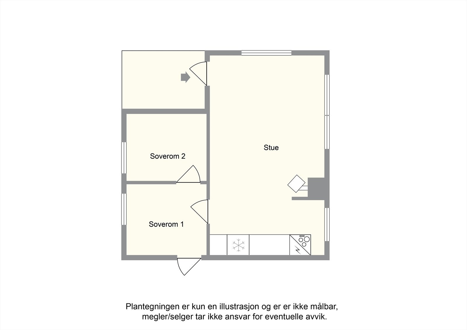 Plantegning Galleribilde
