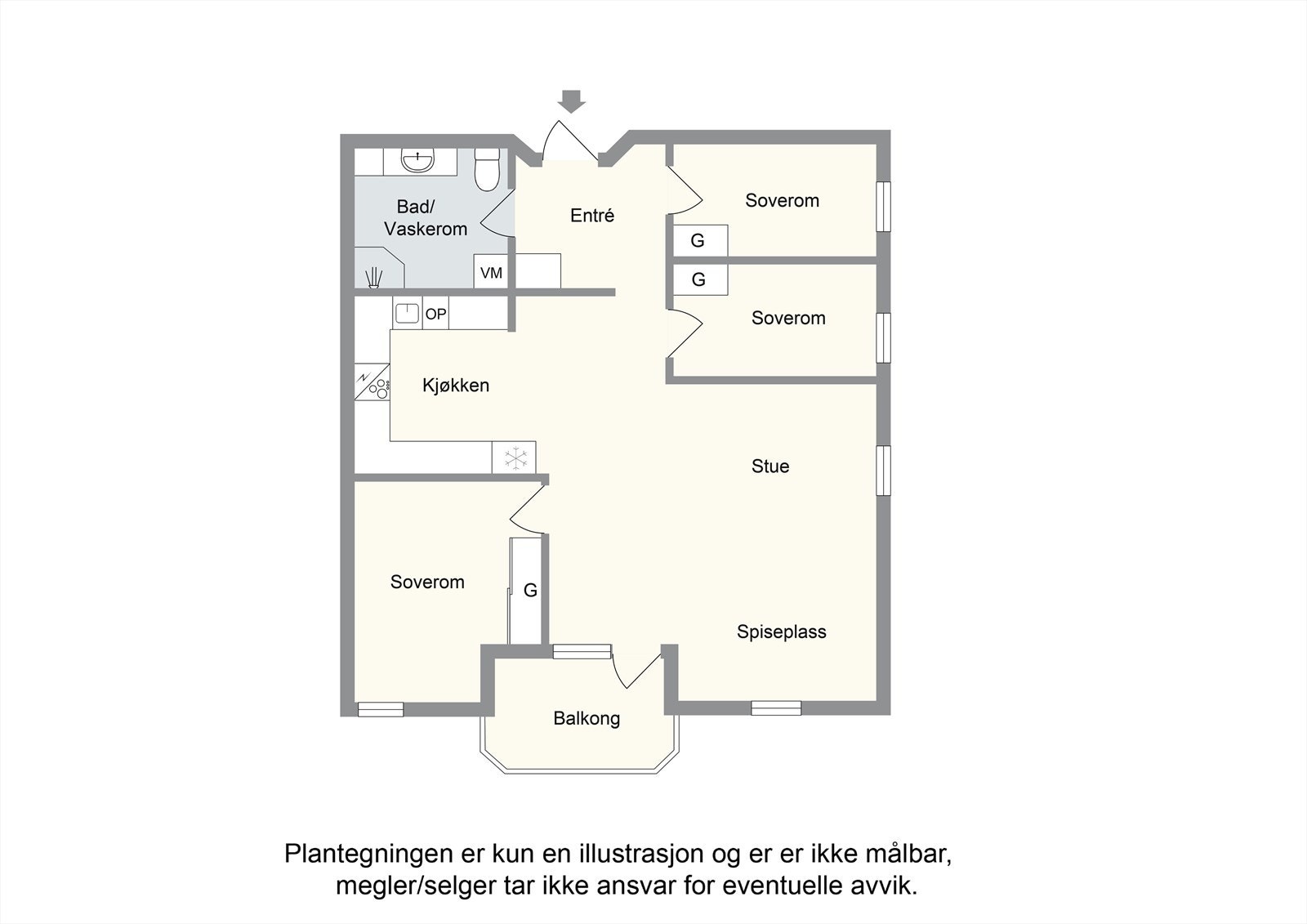 Plantegning Galleribilde