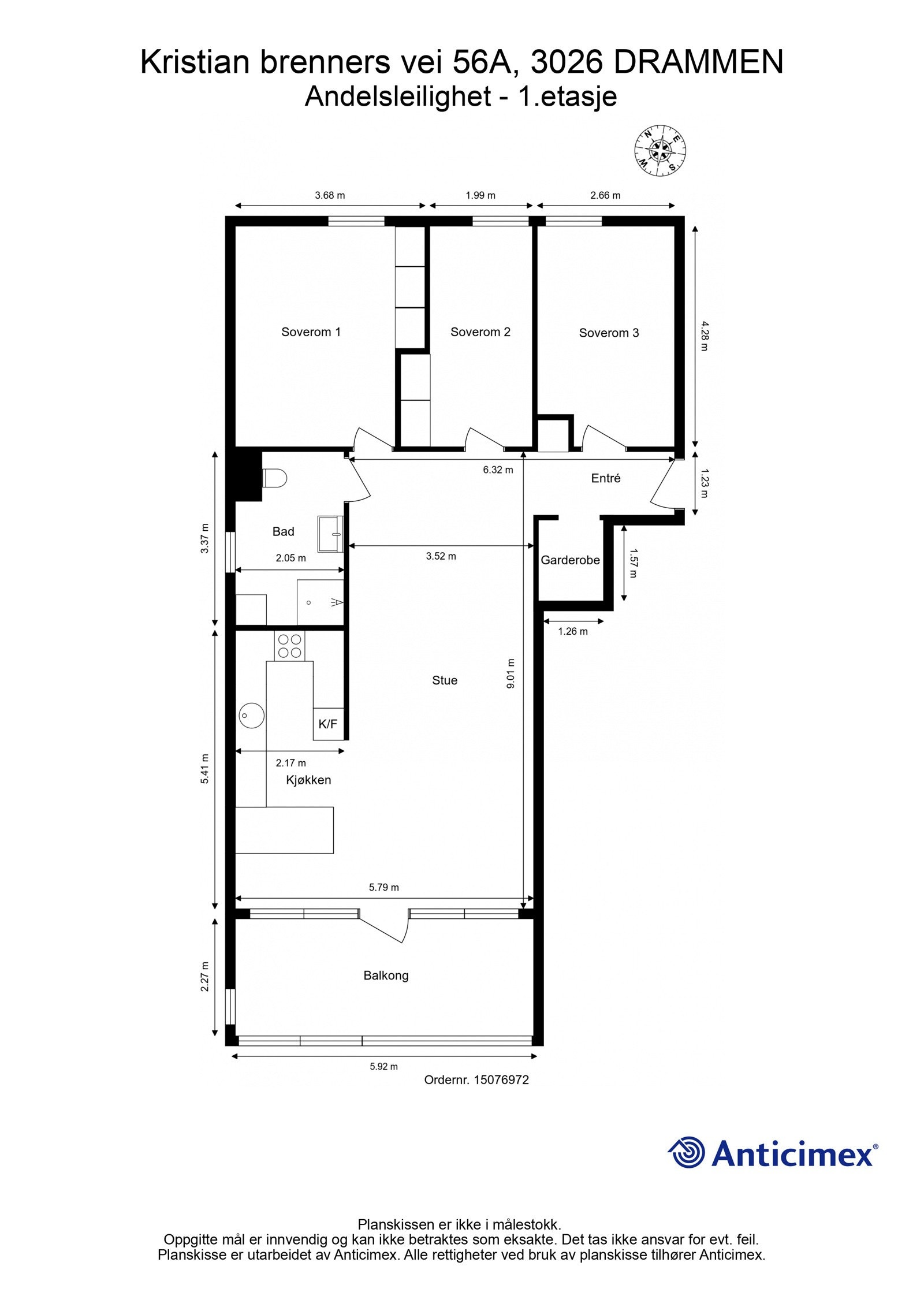 Plantegning. Galleribilde