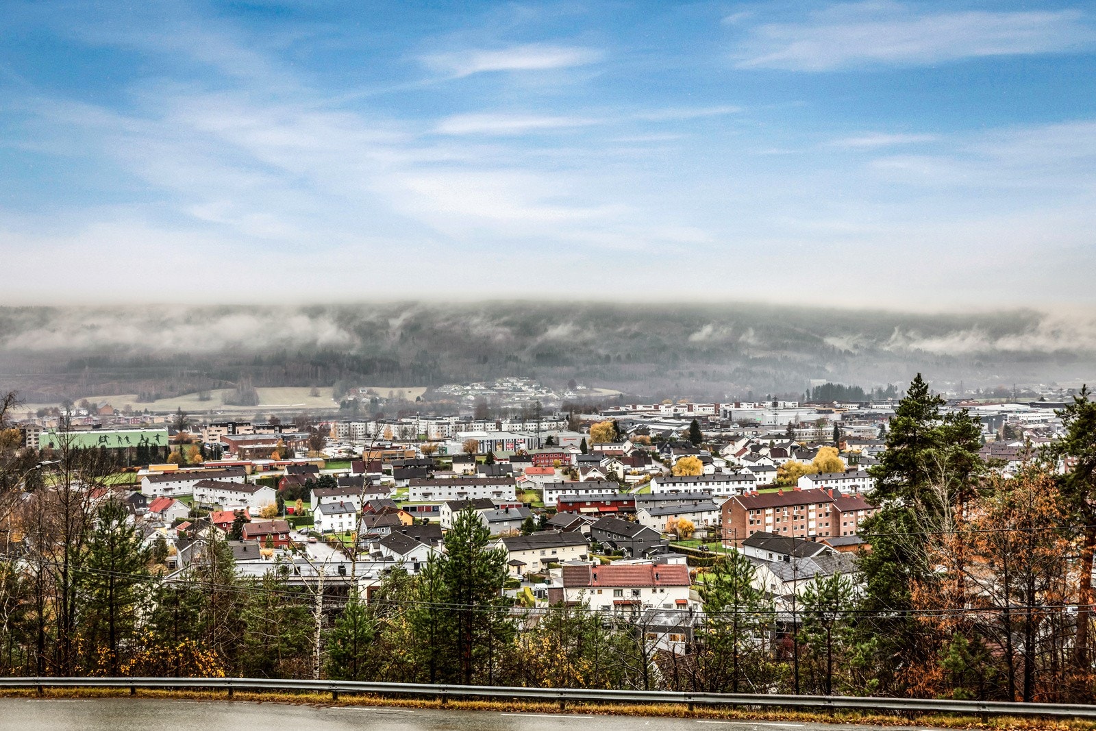 Nydelig utsikt fra balkongen. Galleribilde