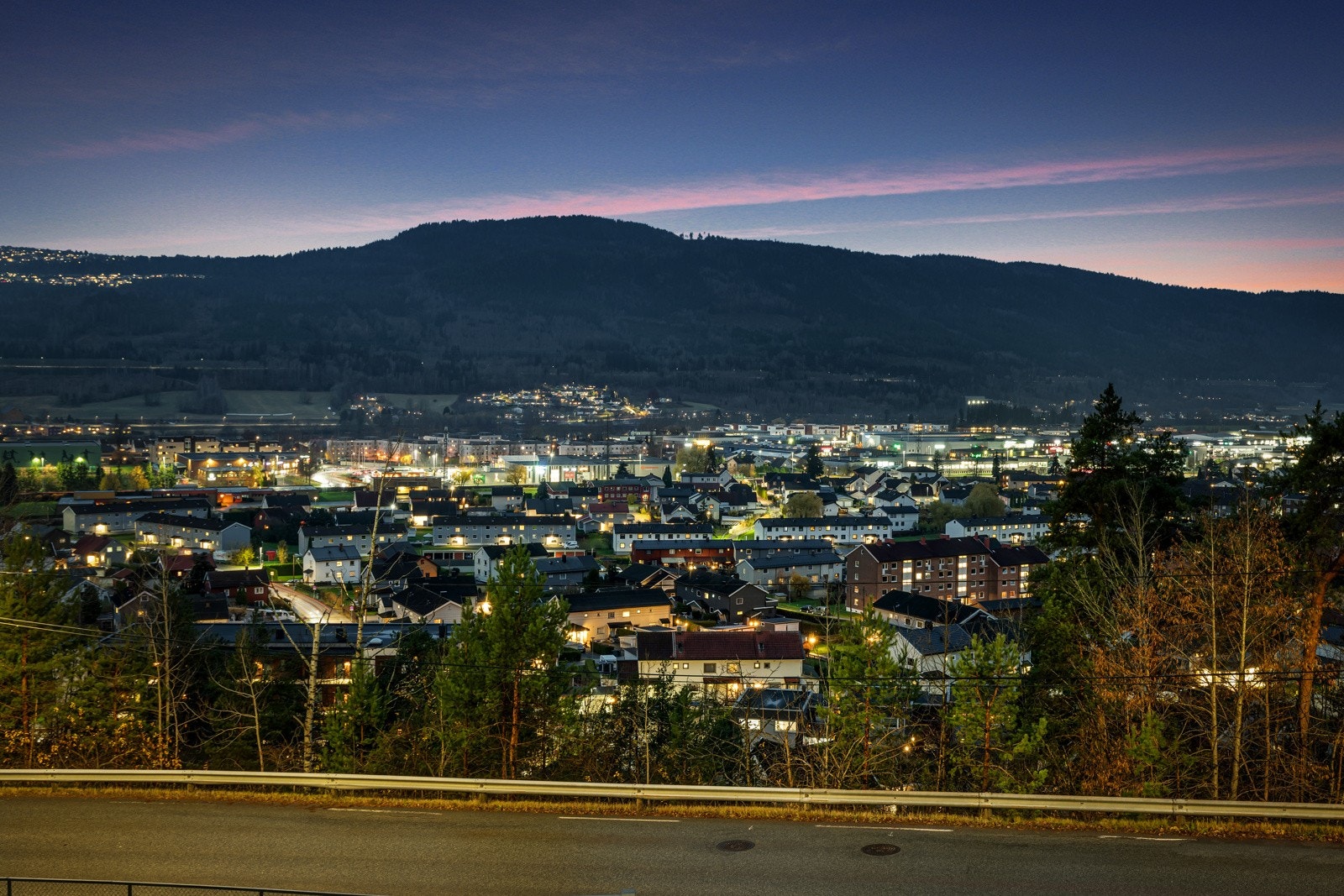 Nydelig utsikt fra balkongen. Galleribilde