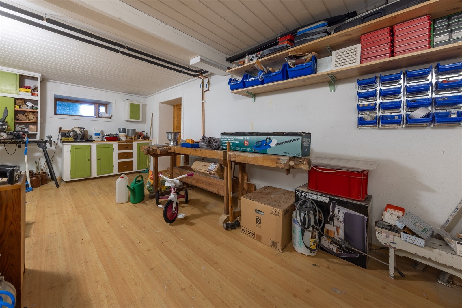 På kalde kvelder er dette et perfekt rom fri praktisk utfoldelse ved høvlbenken Galleribilde