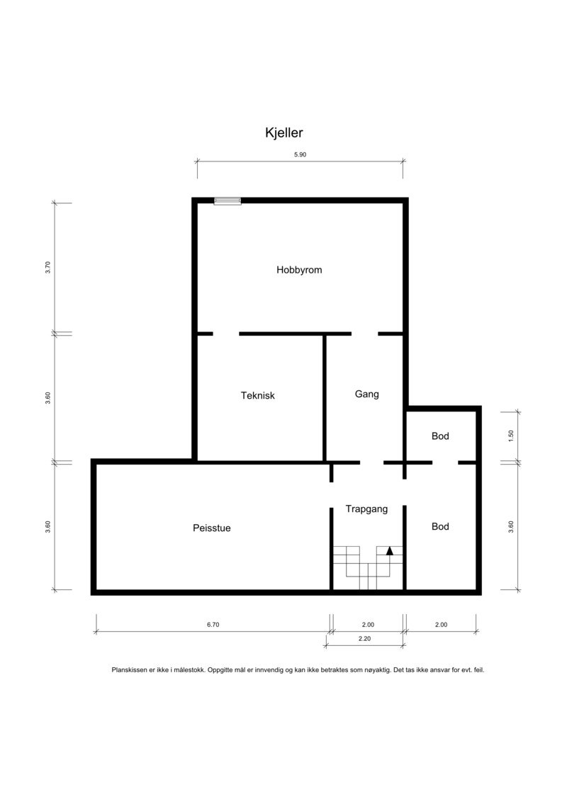 Kjeller enebolig Galleribilde