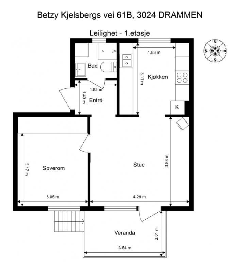 Plantegning Galleribilde