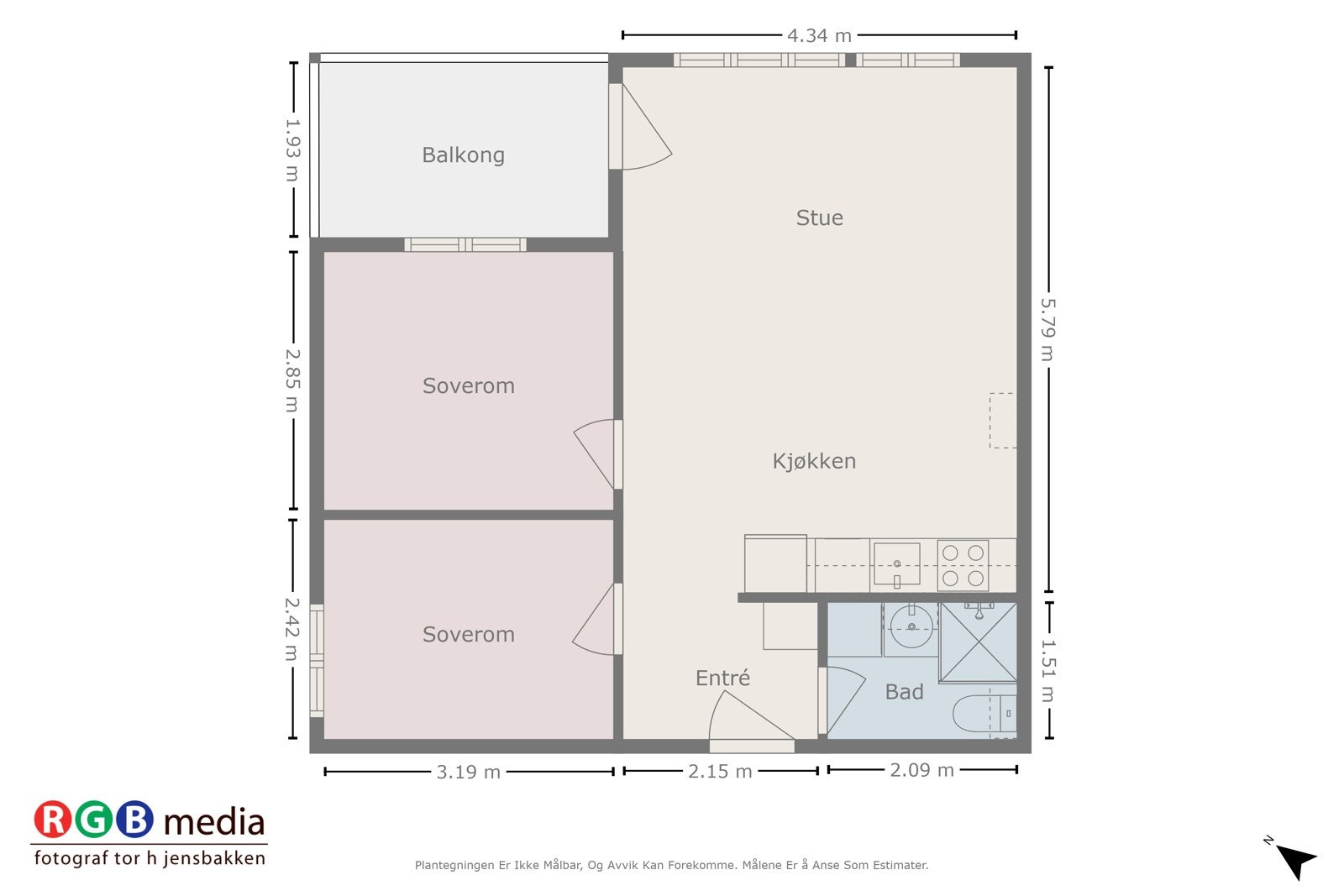 Plantegning Galleribilde