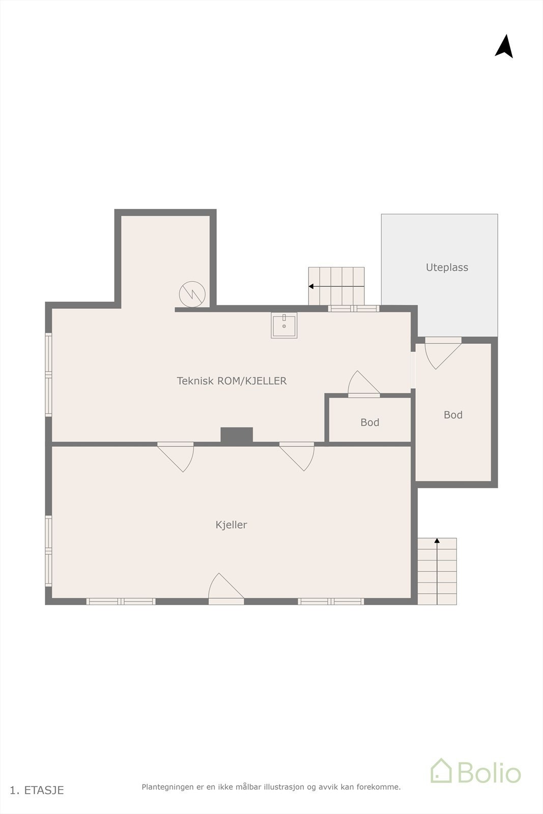 Plantegning Galleribilde