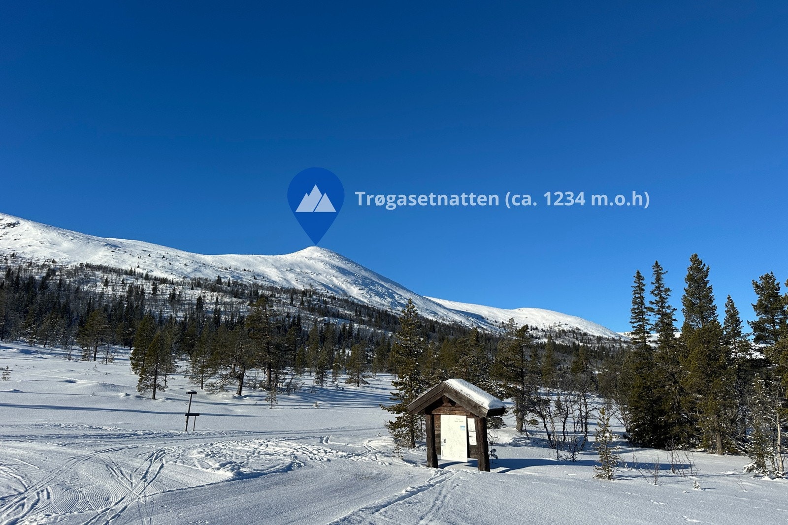 Det er tilgang til milevis med preparerte skiløyper i vintersesongen. Galleribilde