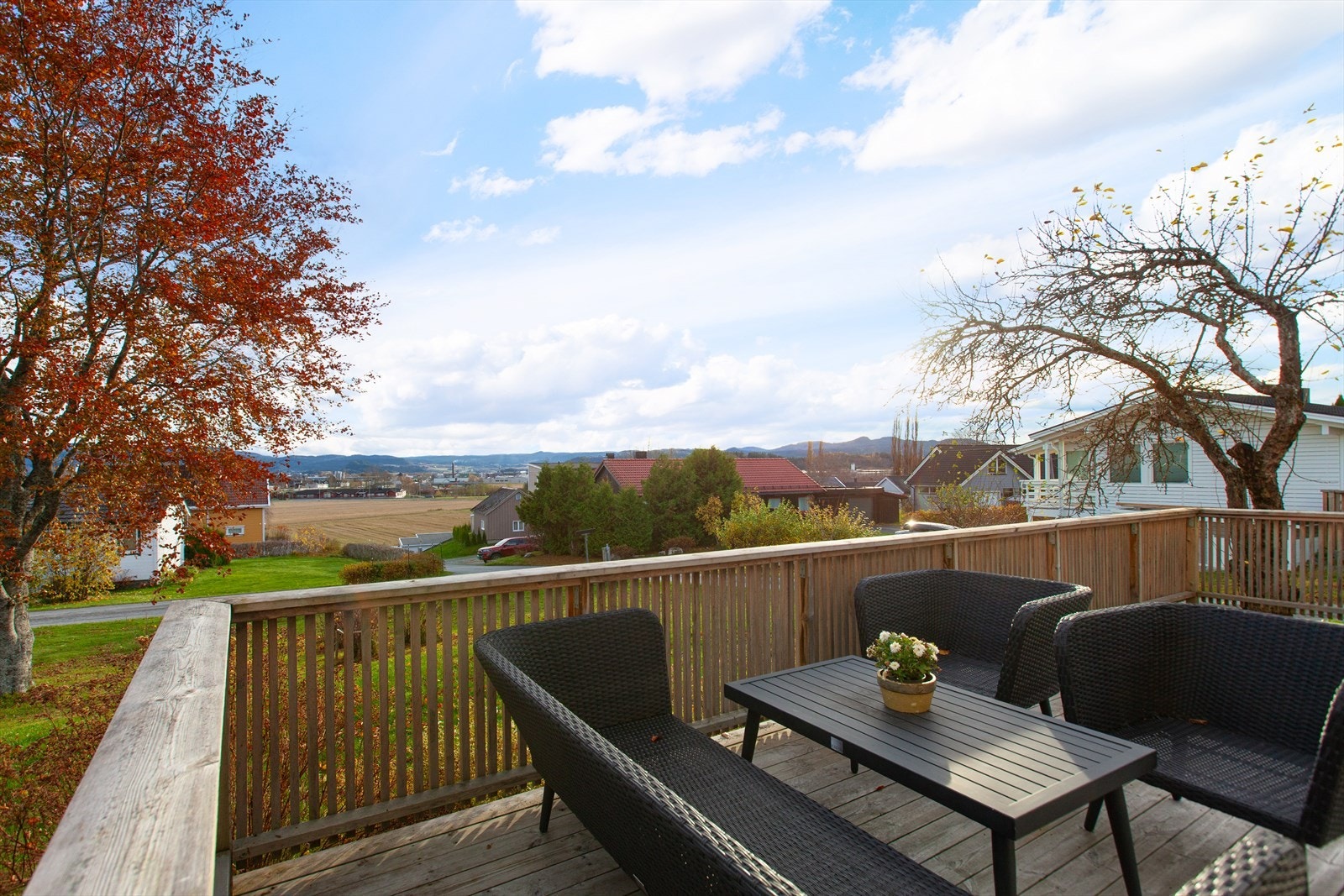 Her har man rikelig med boltringsplass på sene sommerdager. Galleribilde