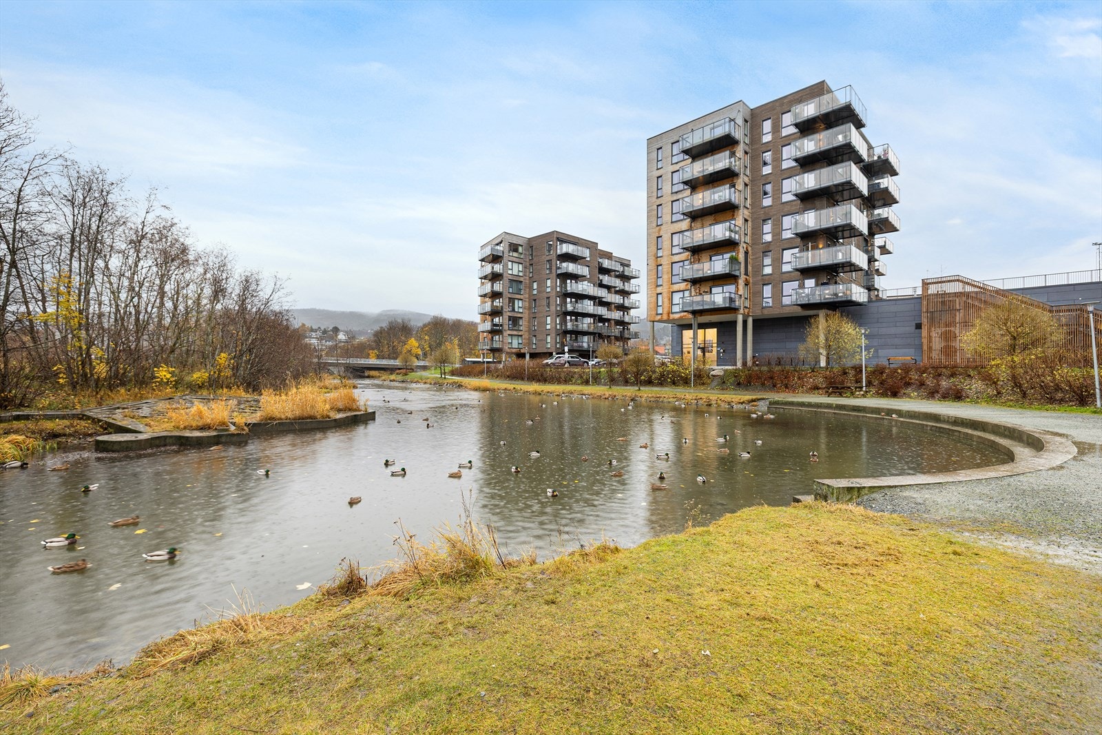 Fasadebilde av Ranheimsfjæra 43. Galleribilde