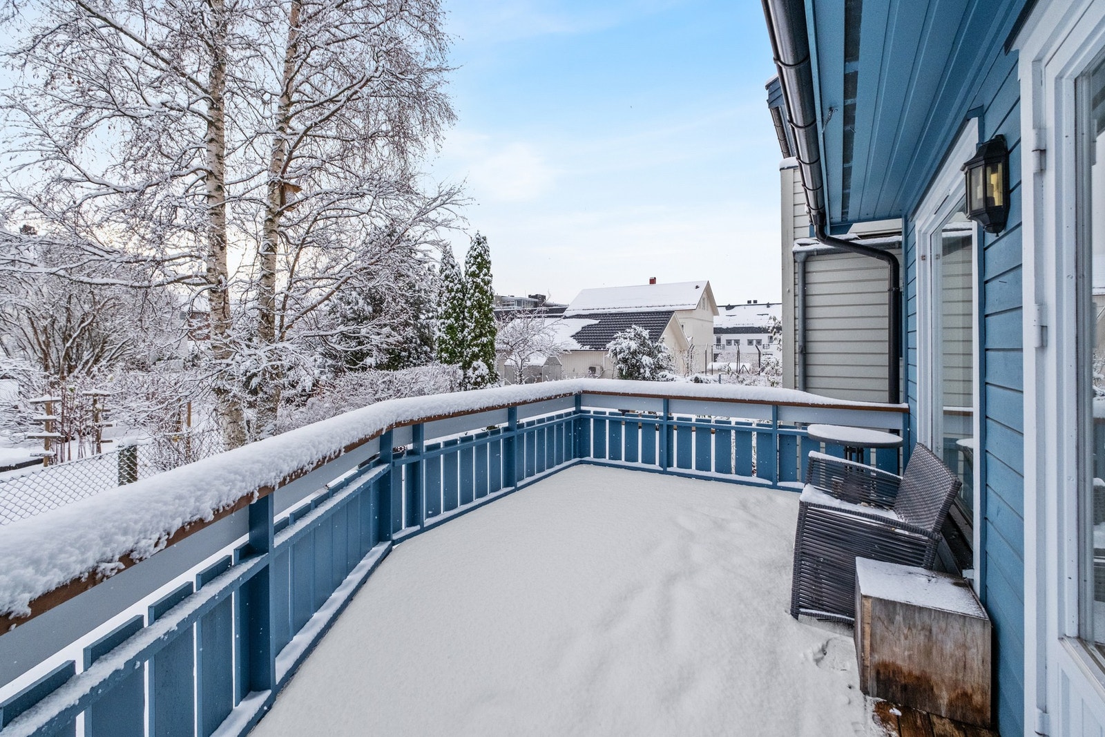 Sørvestvendt terrasse på 13 kvm. Galleribilde