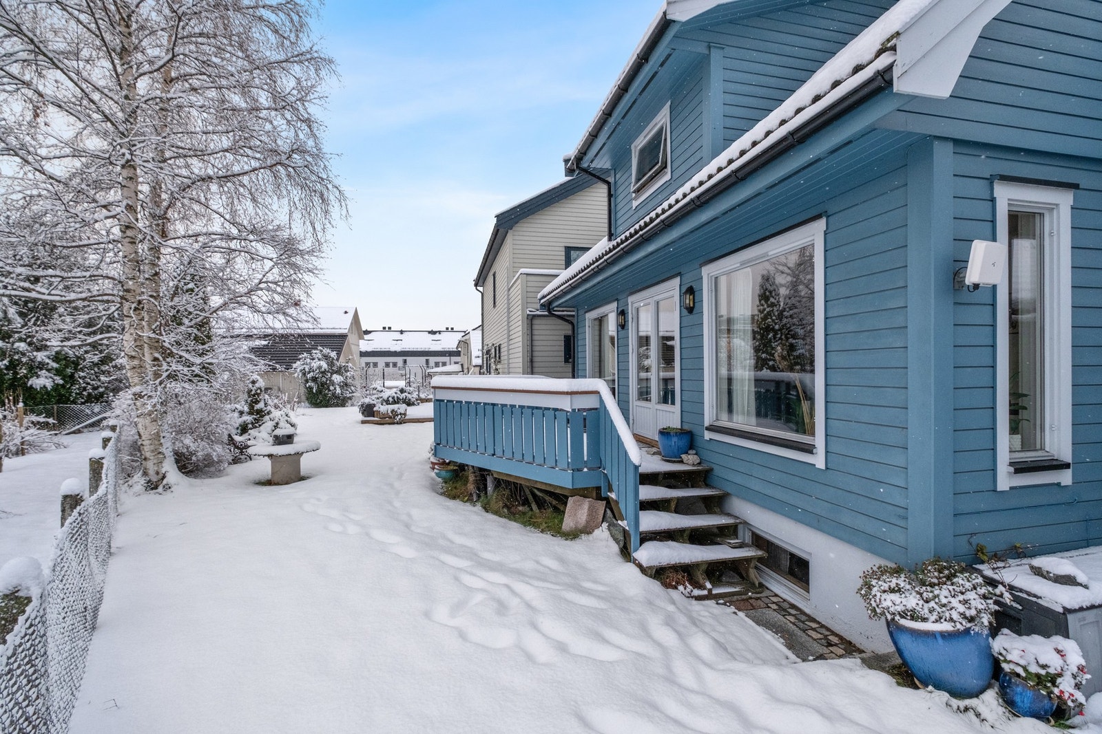 Tomten er på 409 kvm. Galleribilde