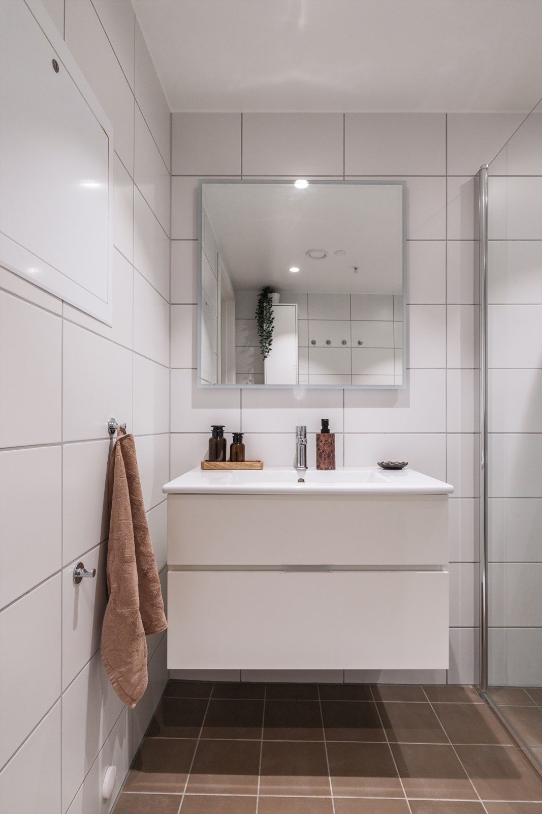 Det er opplegg for vaskemaskin. Galleribilde