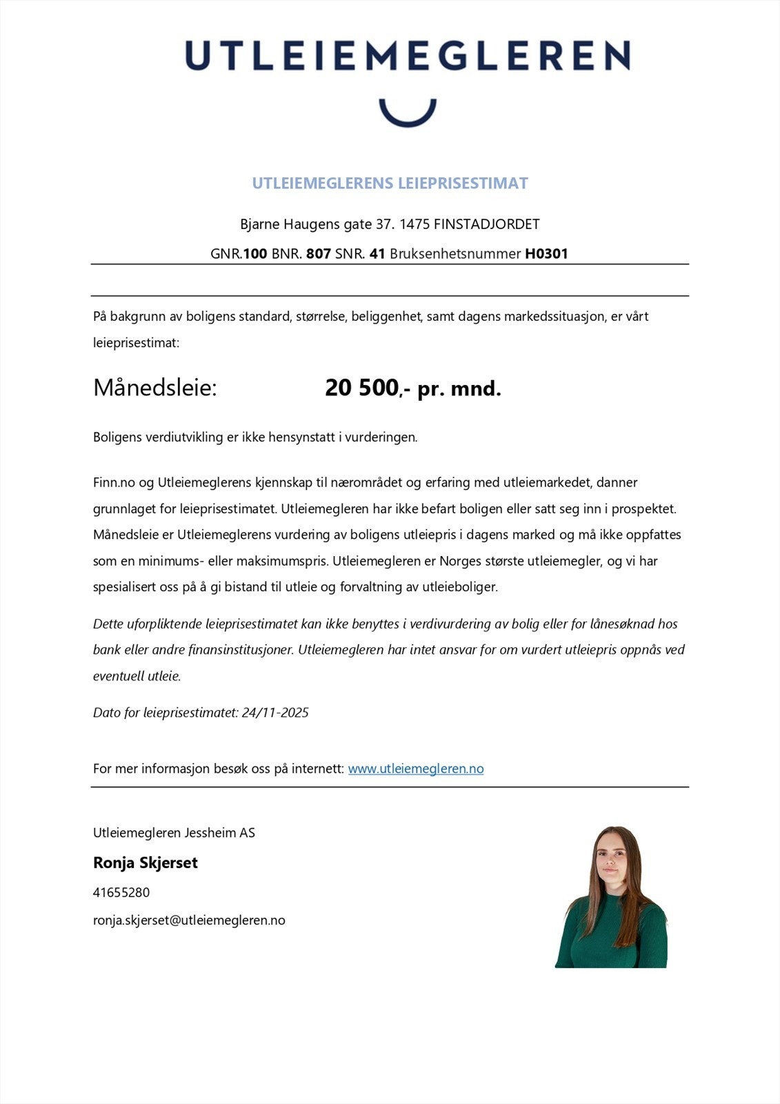 Vurderer du å leie ut? Leieprisestimat fra Utleiemegleren. Galleribilde