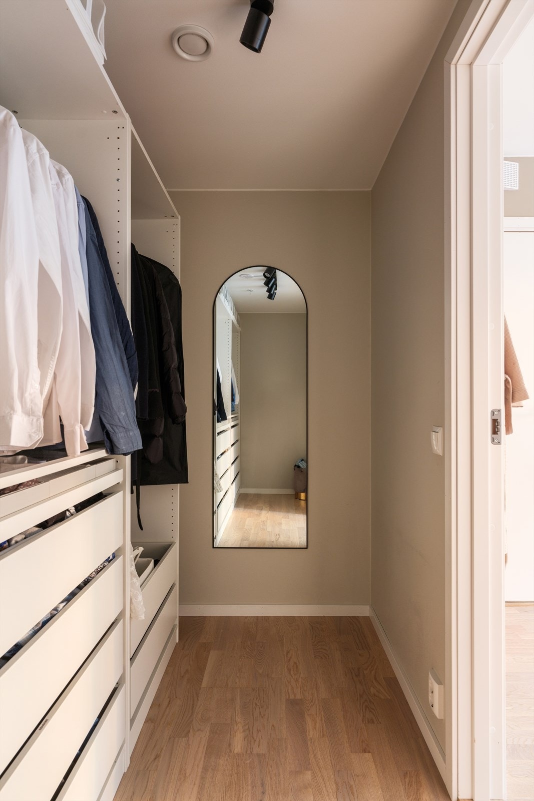 Omkledningsrom. Galleribilde