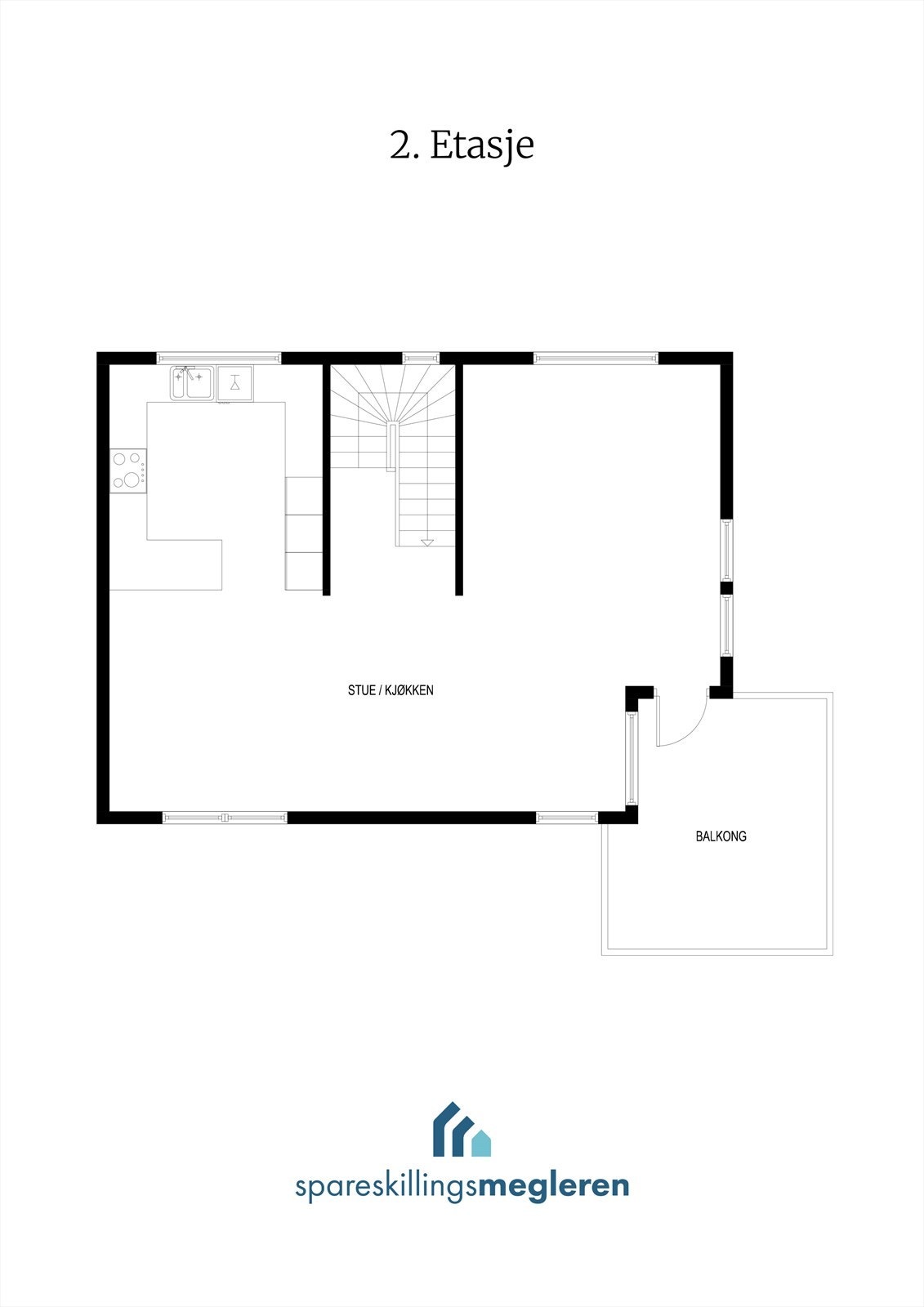 Planskisse 2. etasje Galleribilde