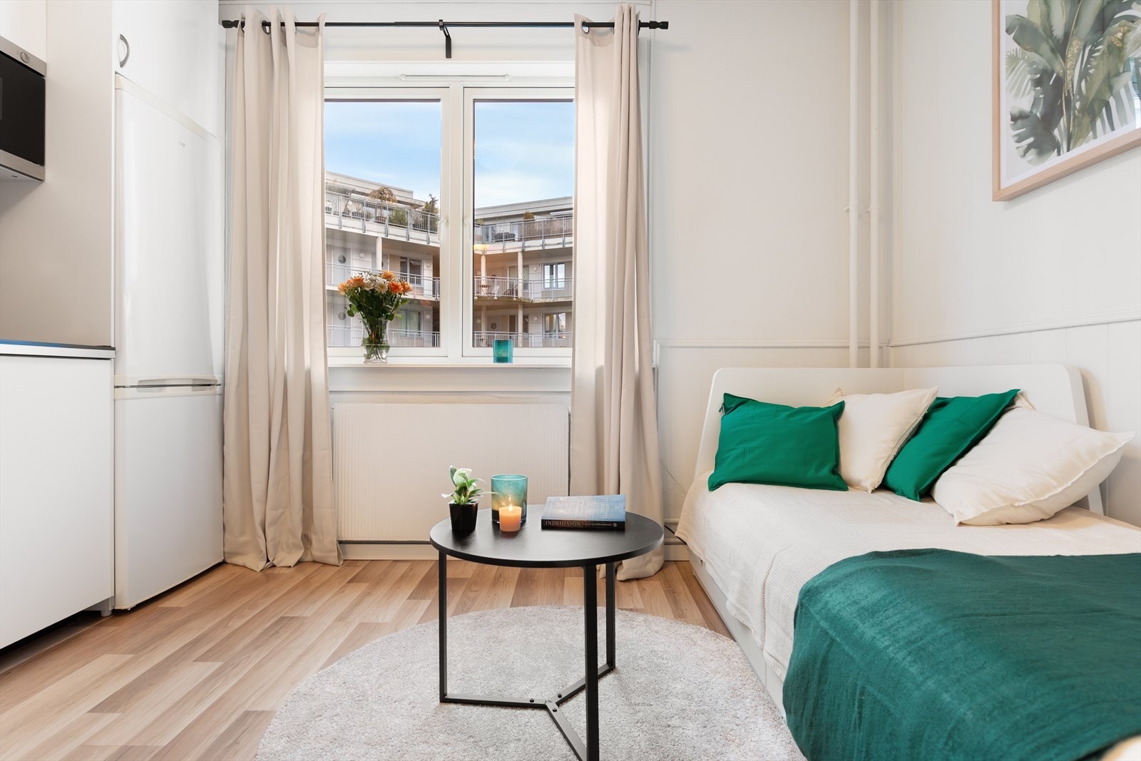 Fyring, varmtvann og fibernett er 100/100Mbit inkludert i fellesutgiftene. Galleribilde