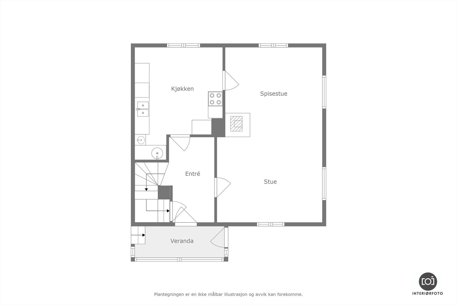 Plantegning Galleribilde