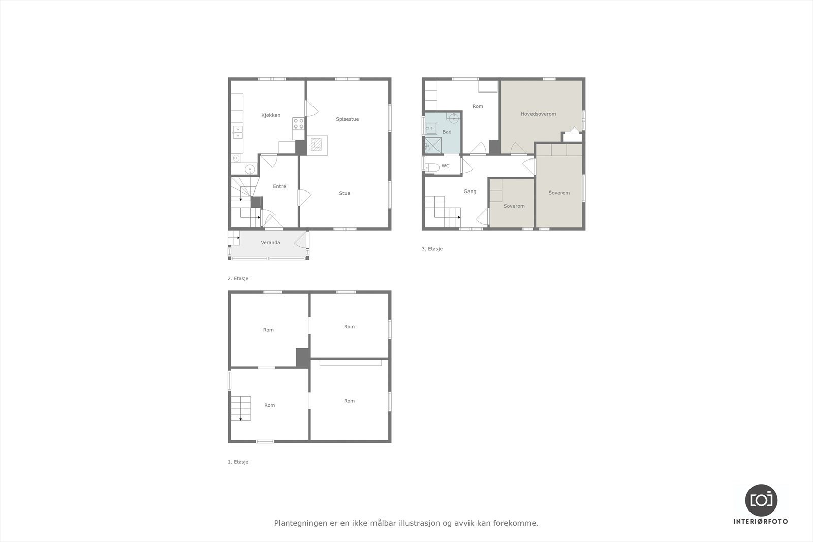 Plantegning Galleribilde