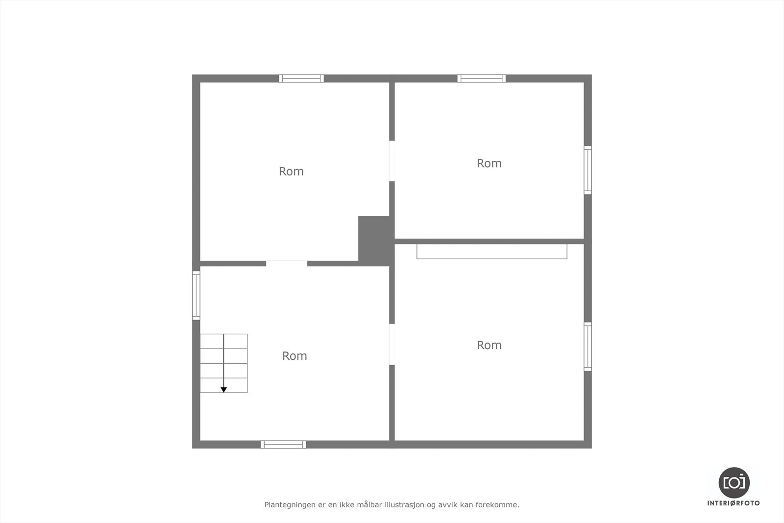 Plantegning Galleribilde