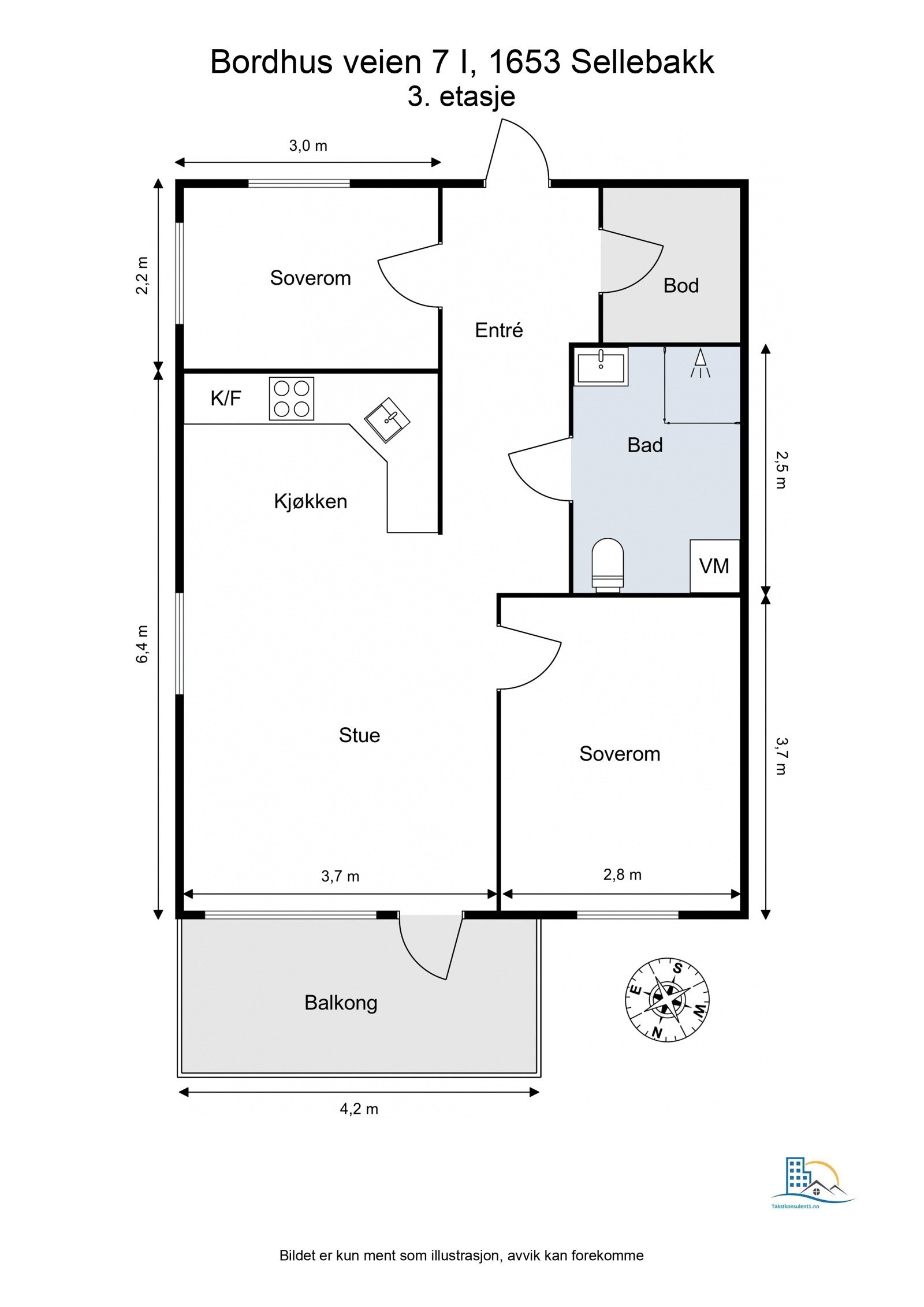 Plantegning Galleribilde
