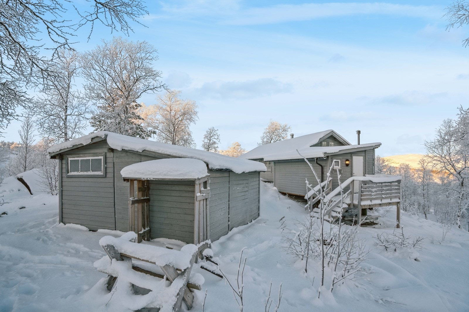 Vinterstemning Galleribilde