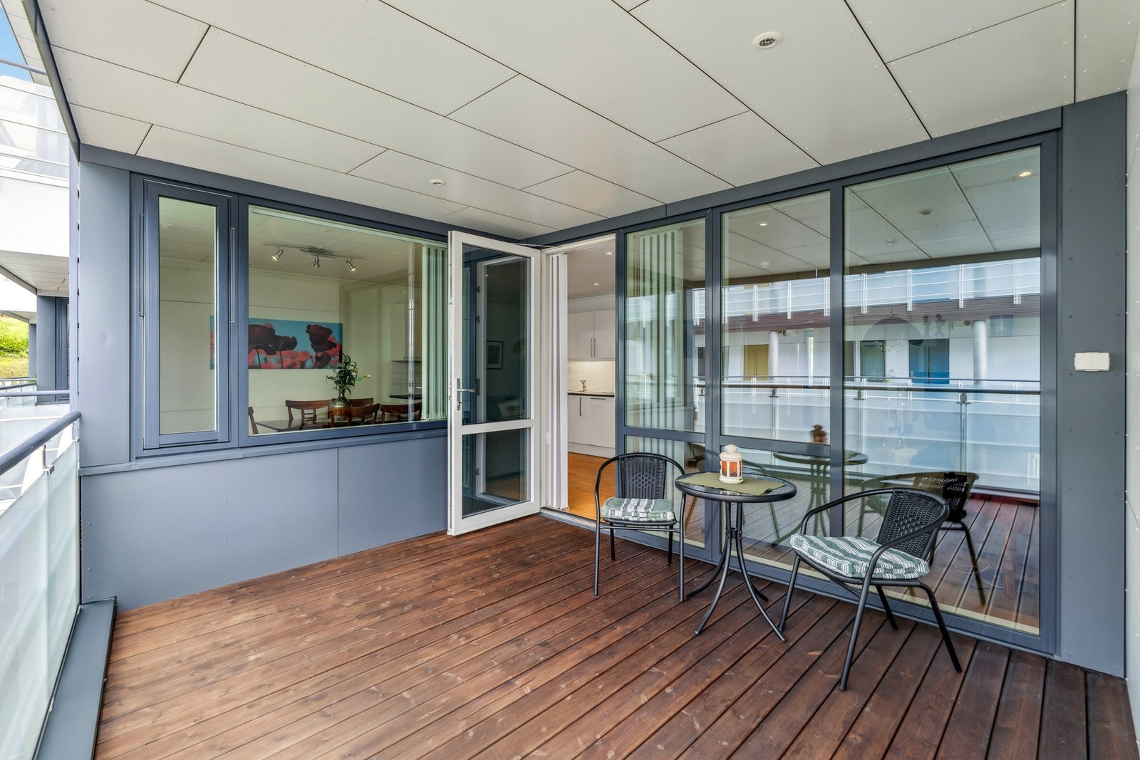 Overbygd terrasse på 12 m2 Galleribilde