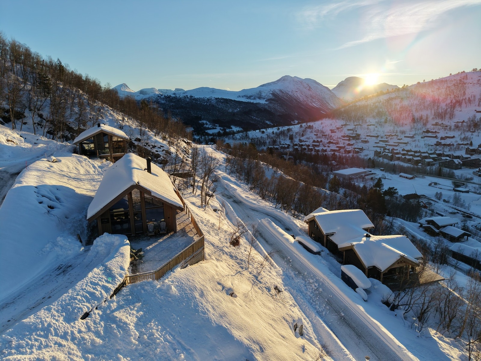 Dronefoto. Galleribilde