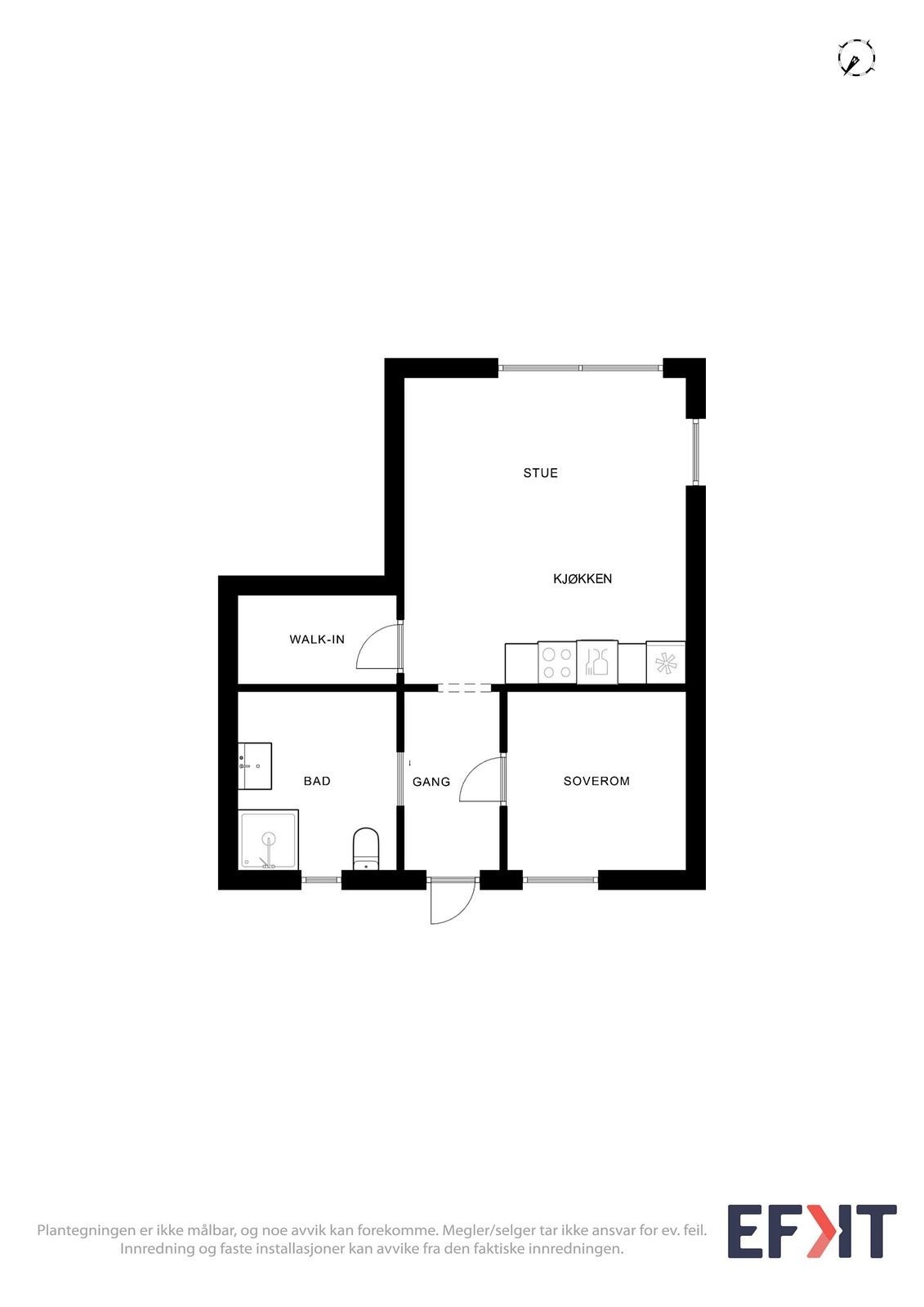 Plantegning Galleribilde