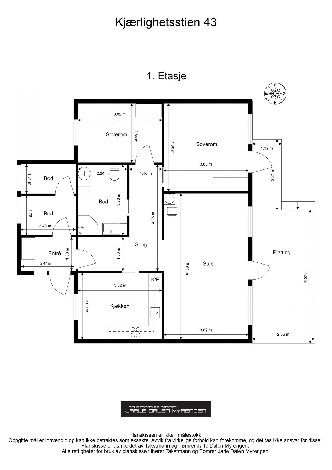 Plantegning Galleribilde