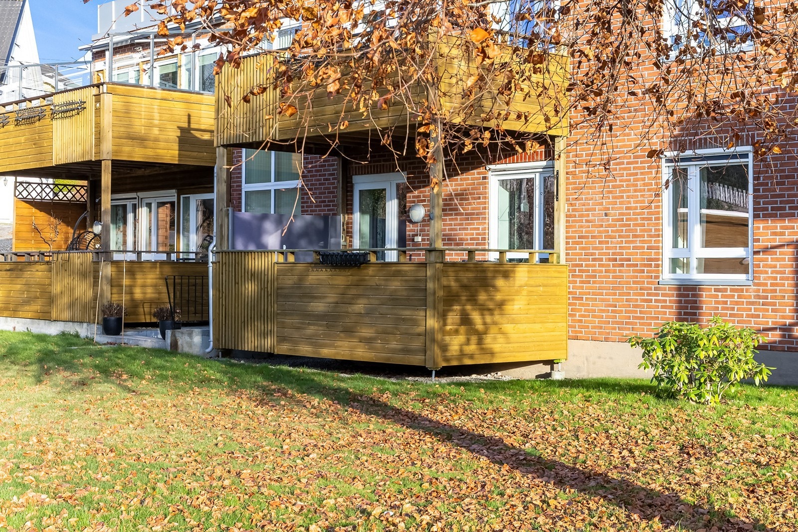 Denne leiligheten har en stor flott veranda Galleribilde