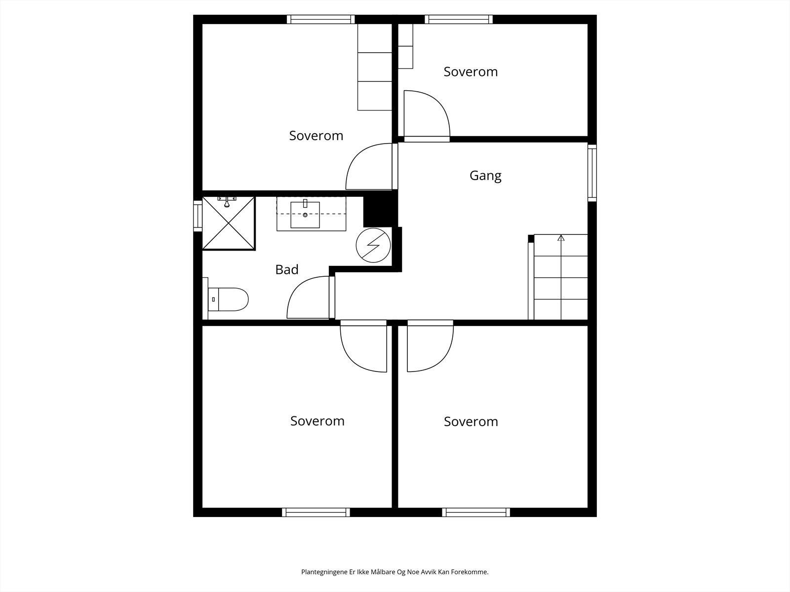 Plantegning 2.etasje Galleribilde