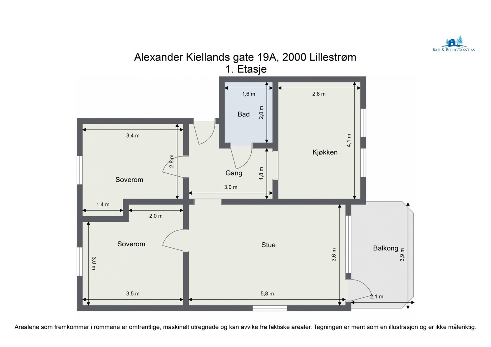 Først starter vi med et overblikk over plantegningen slik at du får orientert deg litt. Galleribilde