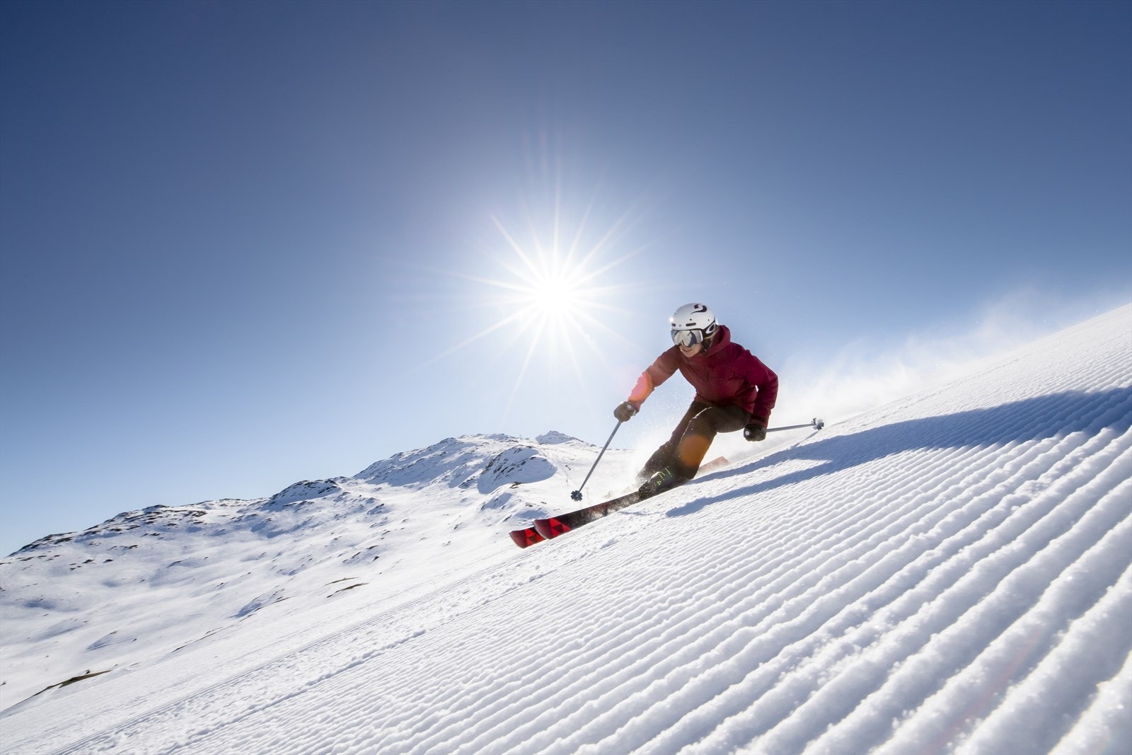 Ski direkte ut til Hemsedals flotte løypenett og mektige fjell. Foto Ola Matsson, SkiStar Hemsedal Galleribilde